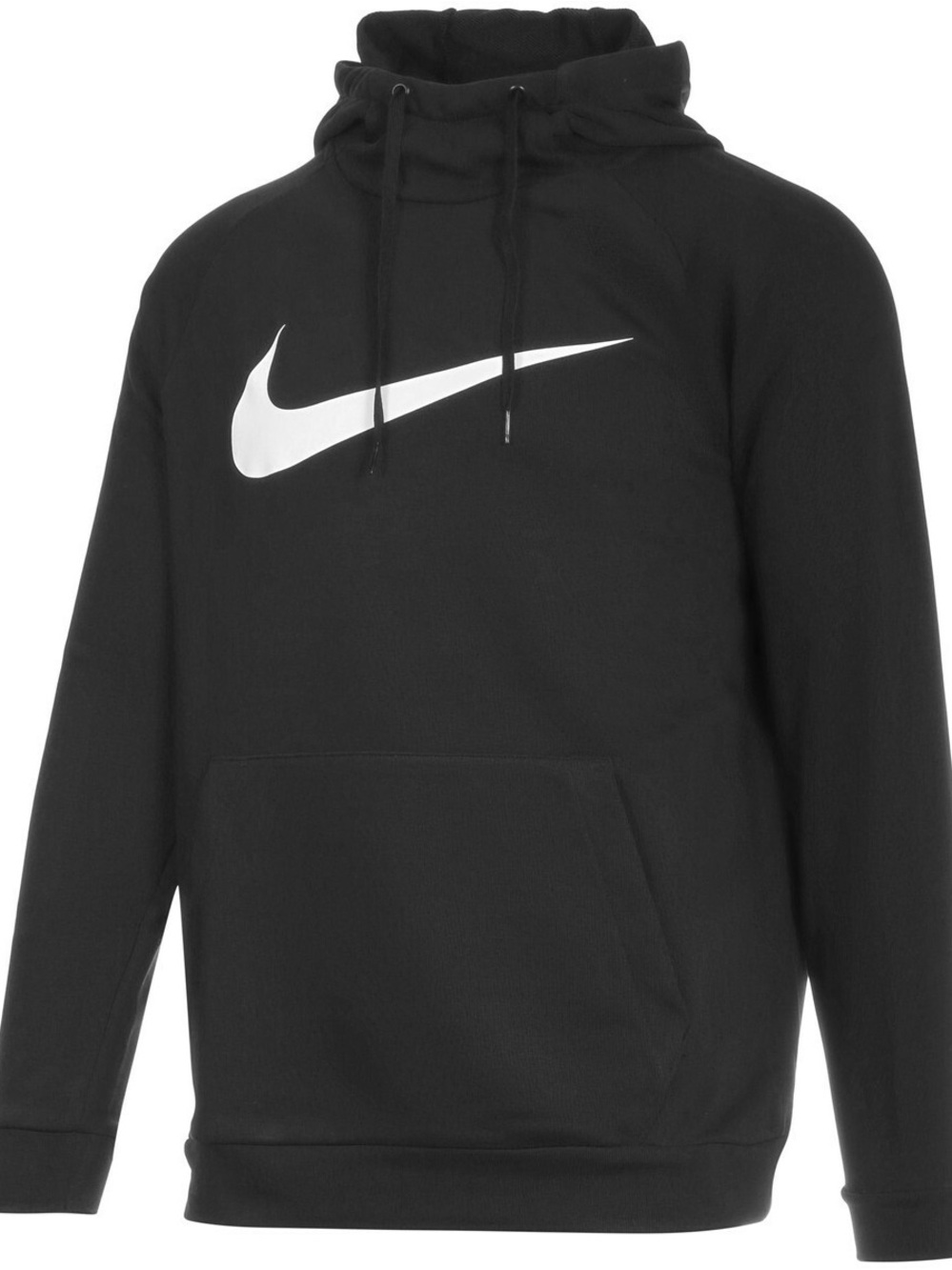 Nike Black Hoodie with White Swoosh Logo